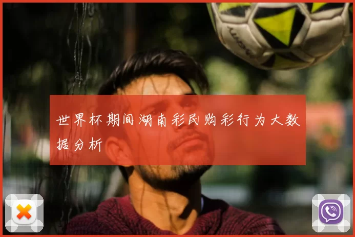 世界杯期间湖南彩民购彩行为大数据分析