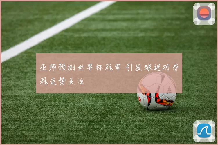 巫师预测世界杯冠军 引发球迷对夺冠走势关注