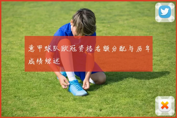 意甲球队欧冠资格名额分配与历年成绩综述