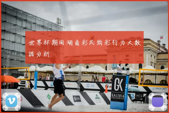 世界杯期间湖南彩民购彩行为大数据分析